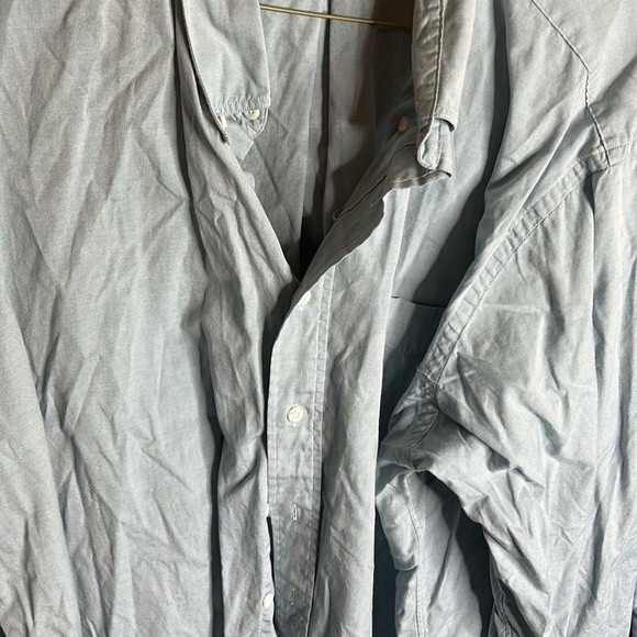 Lands End - Cotton Blue Shirt - Men's Lot of 4 - 3: 18 1/2 -36 & 1: 18 1/2 - 37 - Picture 10 of 16